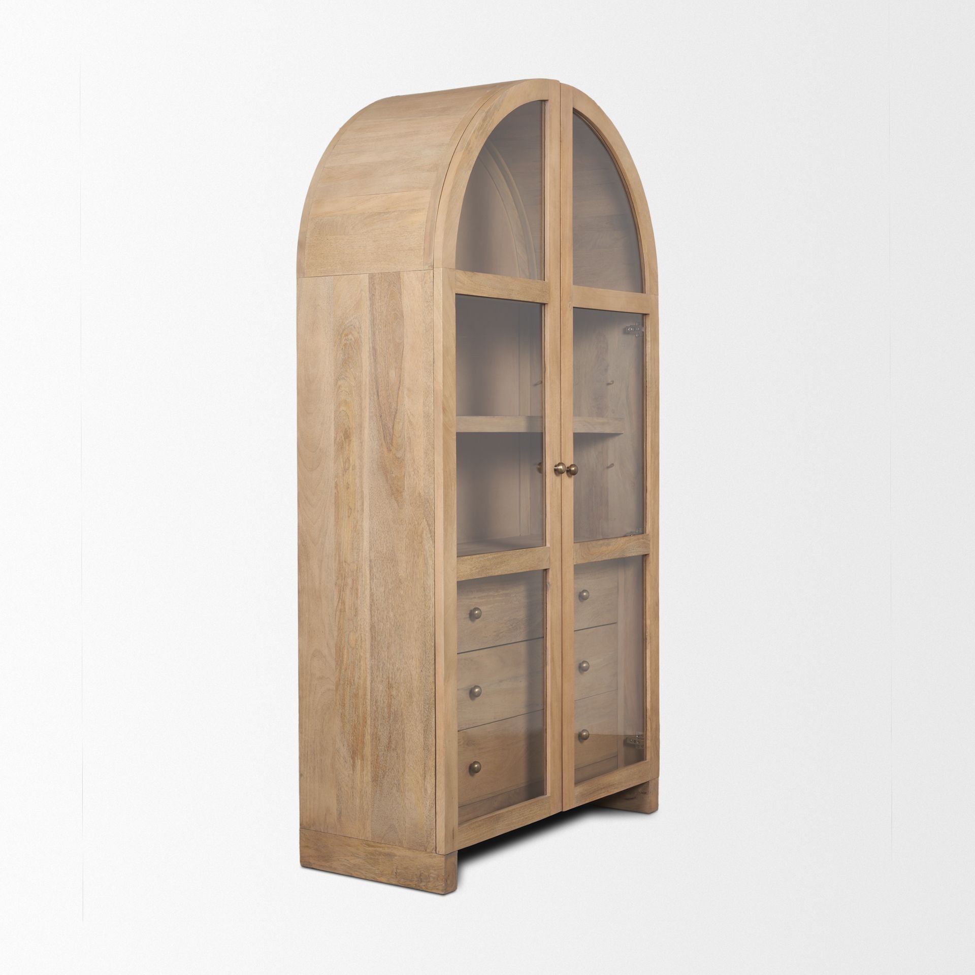 Sideboards, Hutches & Curio CabinetsArched Curio Cabinet - Dekor Butik
