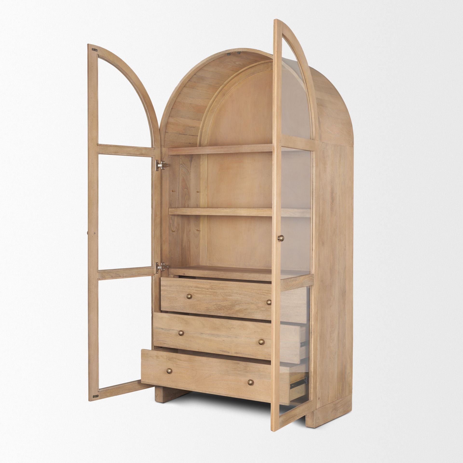 Sideboards, Hutches & Curio CabinetsArched Curio Cabinet - Dekor Butik