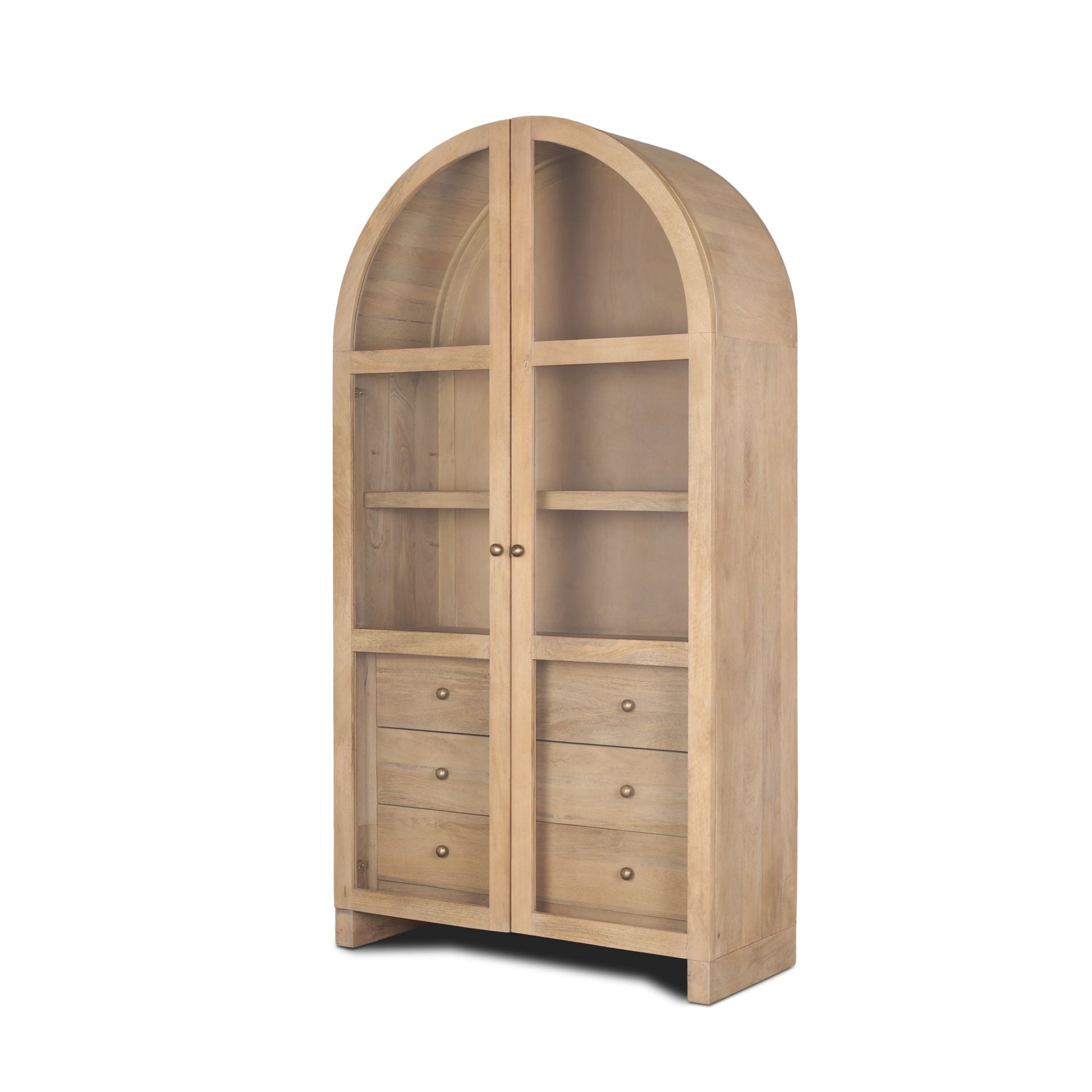 Sideboards, Hutches & Curio CabinetsArched Curio Cabinet - Dekor Butik