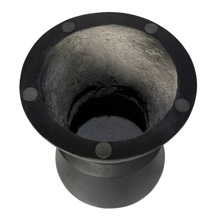 Concrete Hourglass Side Table - Black - Dekor Butik