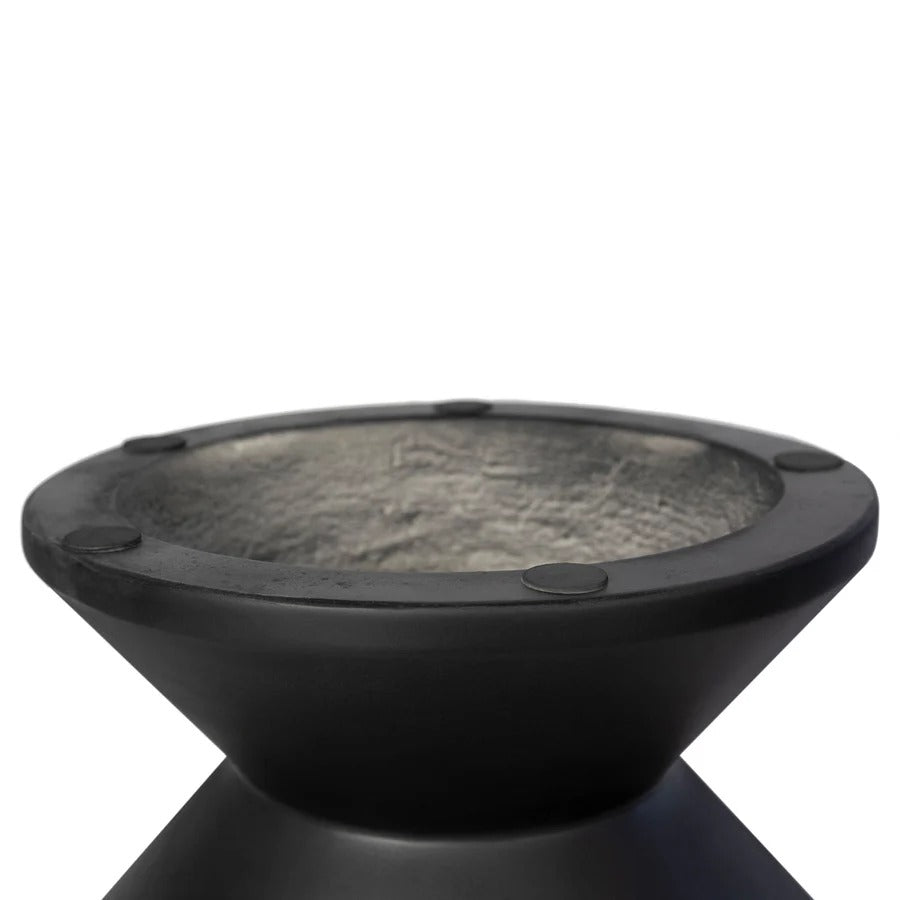 Concrete Inverted Side Table - Black - Dekor Butik