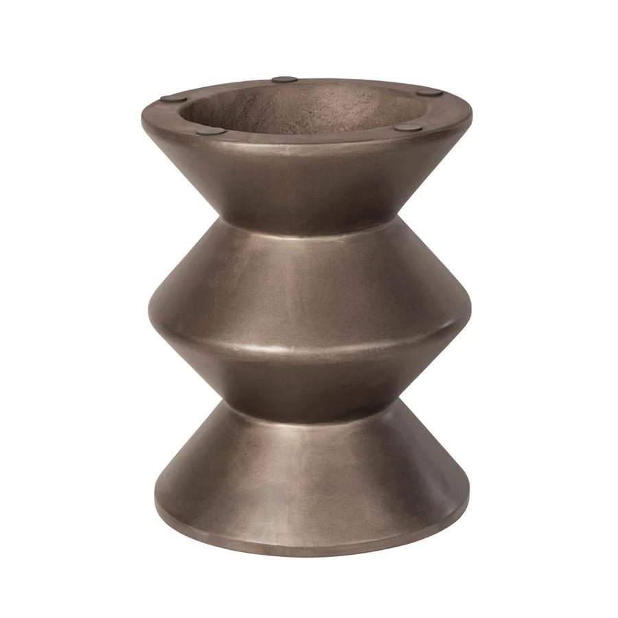 Concrete Inverted Side Table - Bronze - Dekor Butik