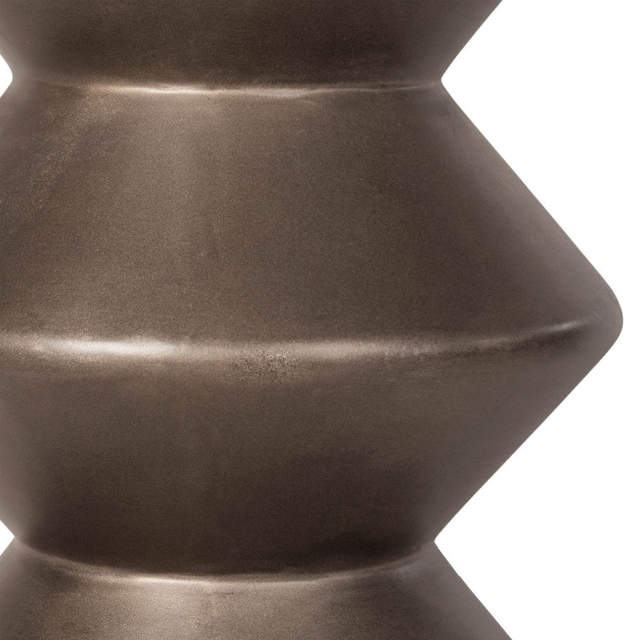Concrete Inverted Side Table - Bronze - Dekor Butik
