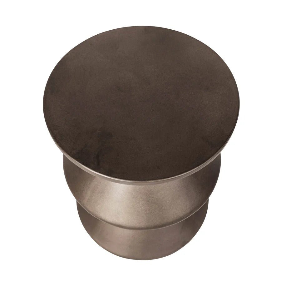 Concrete Inverted Side Table - Bronze - Dekor Butik