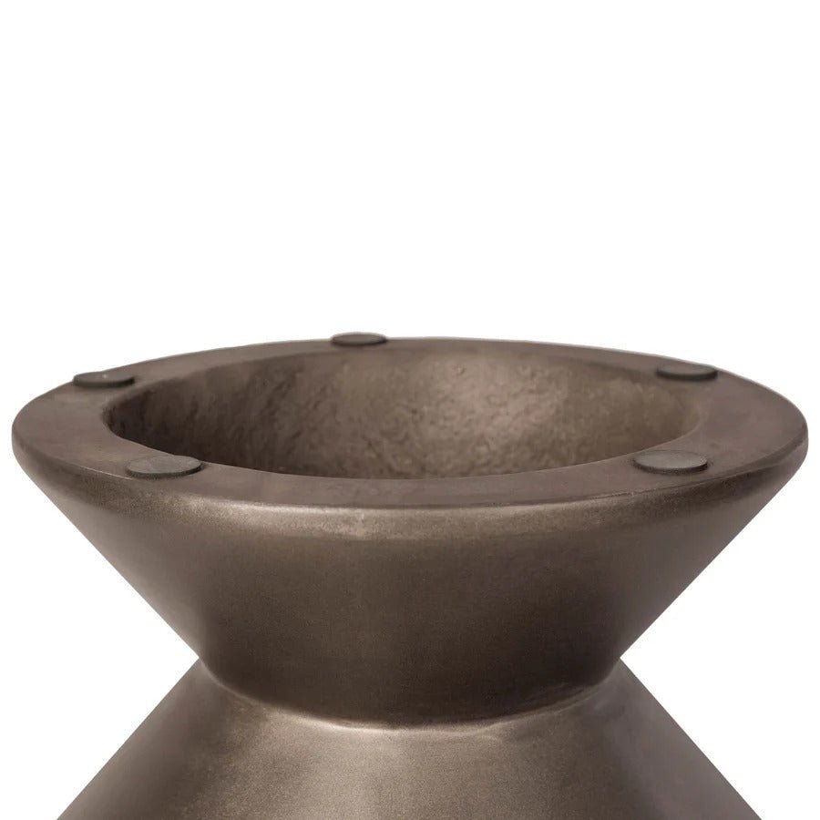 Concrete Inverted Side Table - Bronze - Dekor Butik