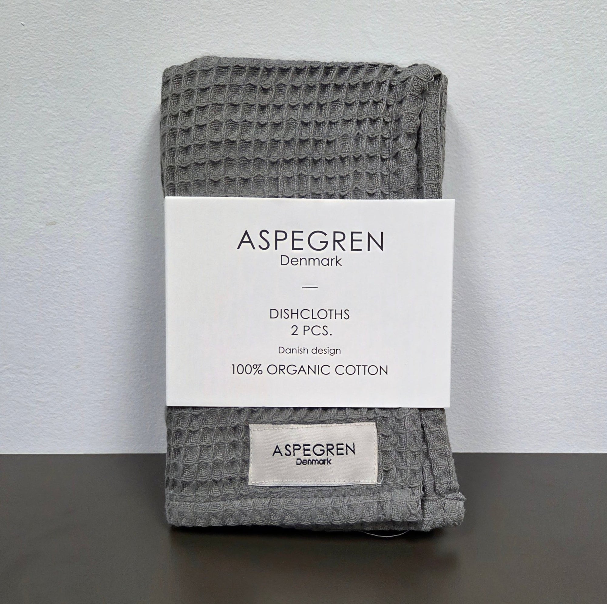 Danish Dishcloths - Set of 2 - Dark Gray - Dekor Butik