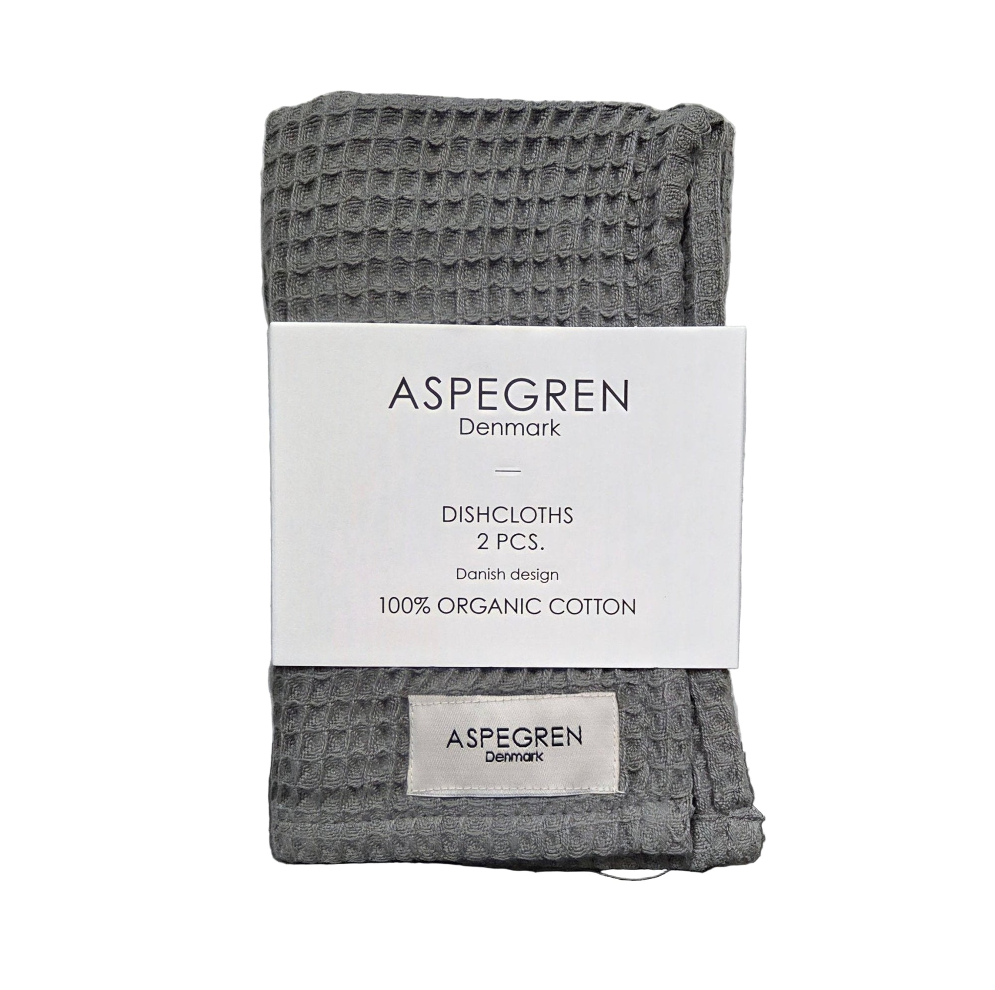 Danish Dishcloths - Set of 2 - Dark Gray - Dekor Butik