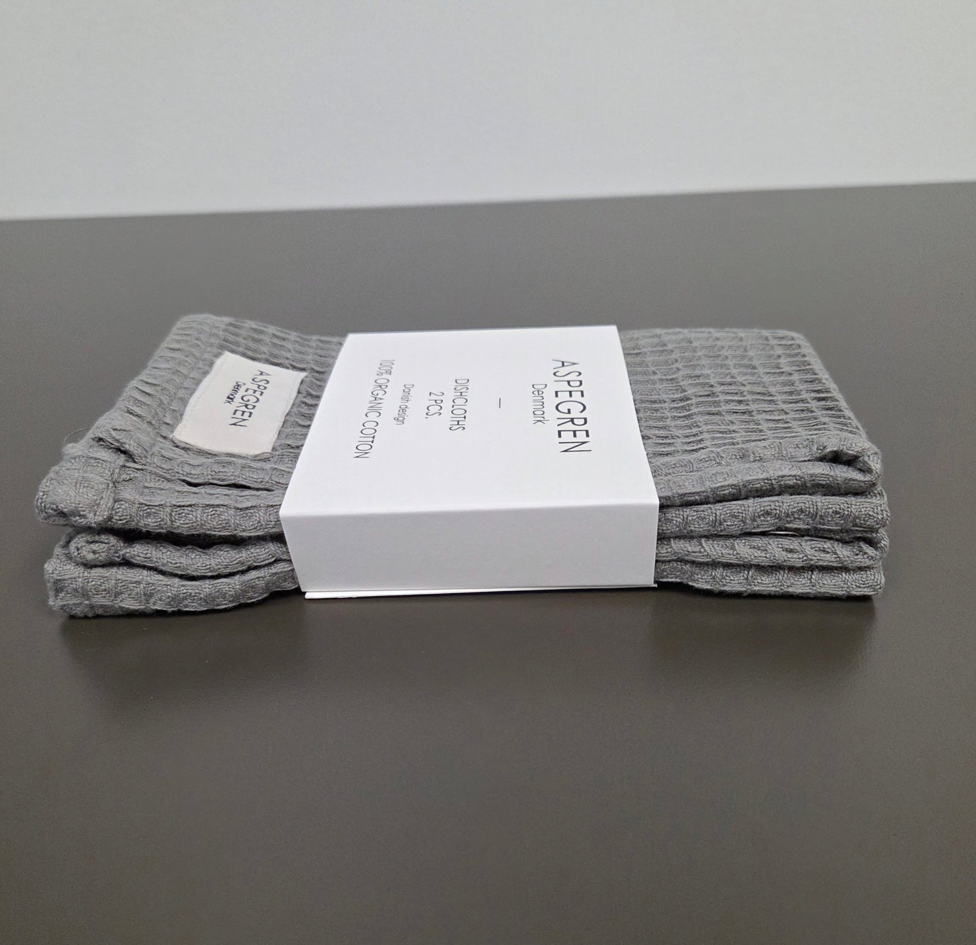 Danish Dishcloths - Set of 2 - Dark Gray - Dekor Butik