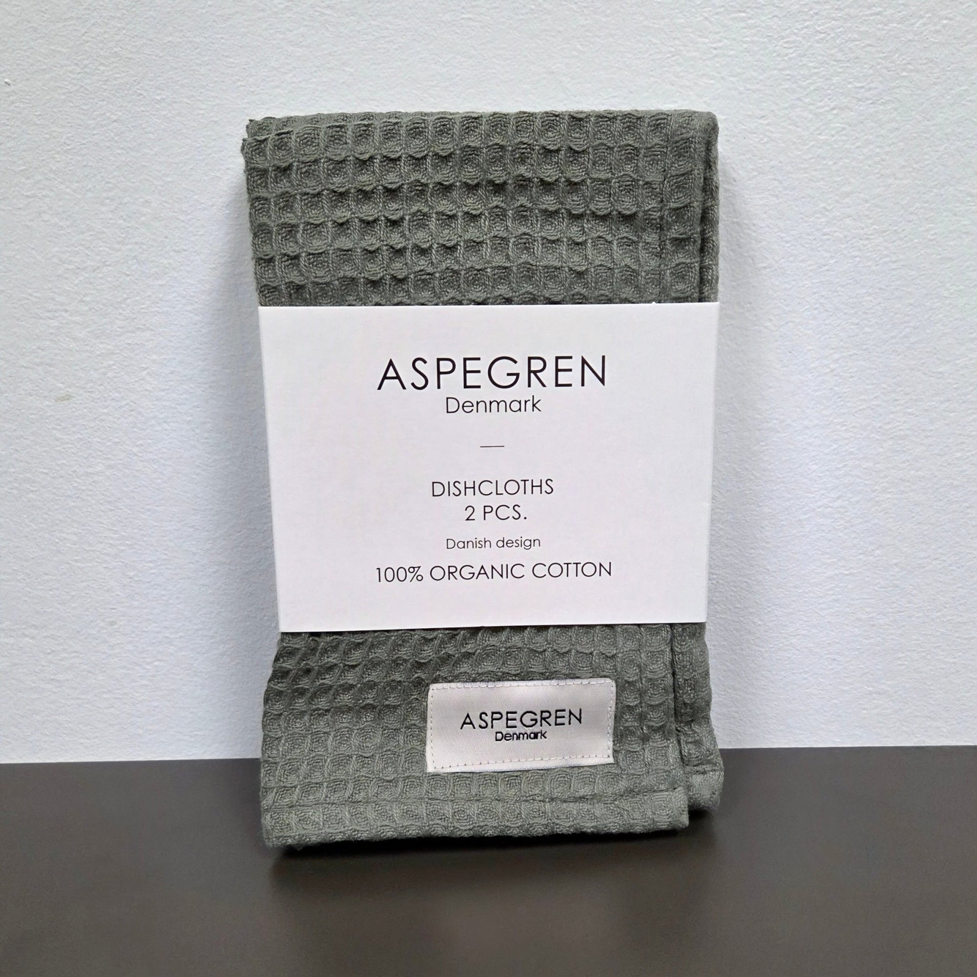 Danish Dishcloths - Set of 2 - Olive - Dekor Butik