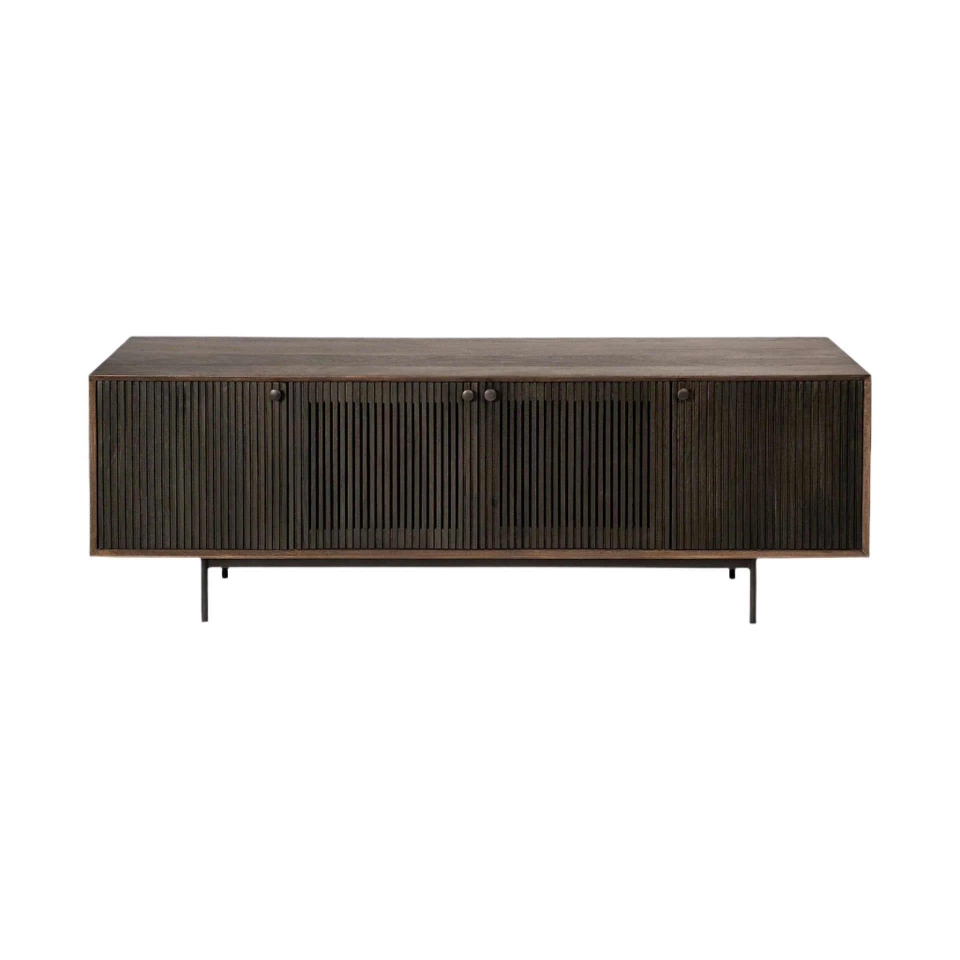 Grace Brown Solid Wood TV Stand Media Console - Dekor Butik
