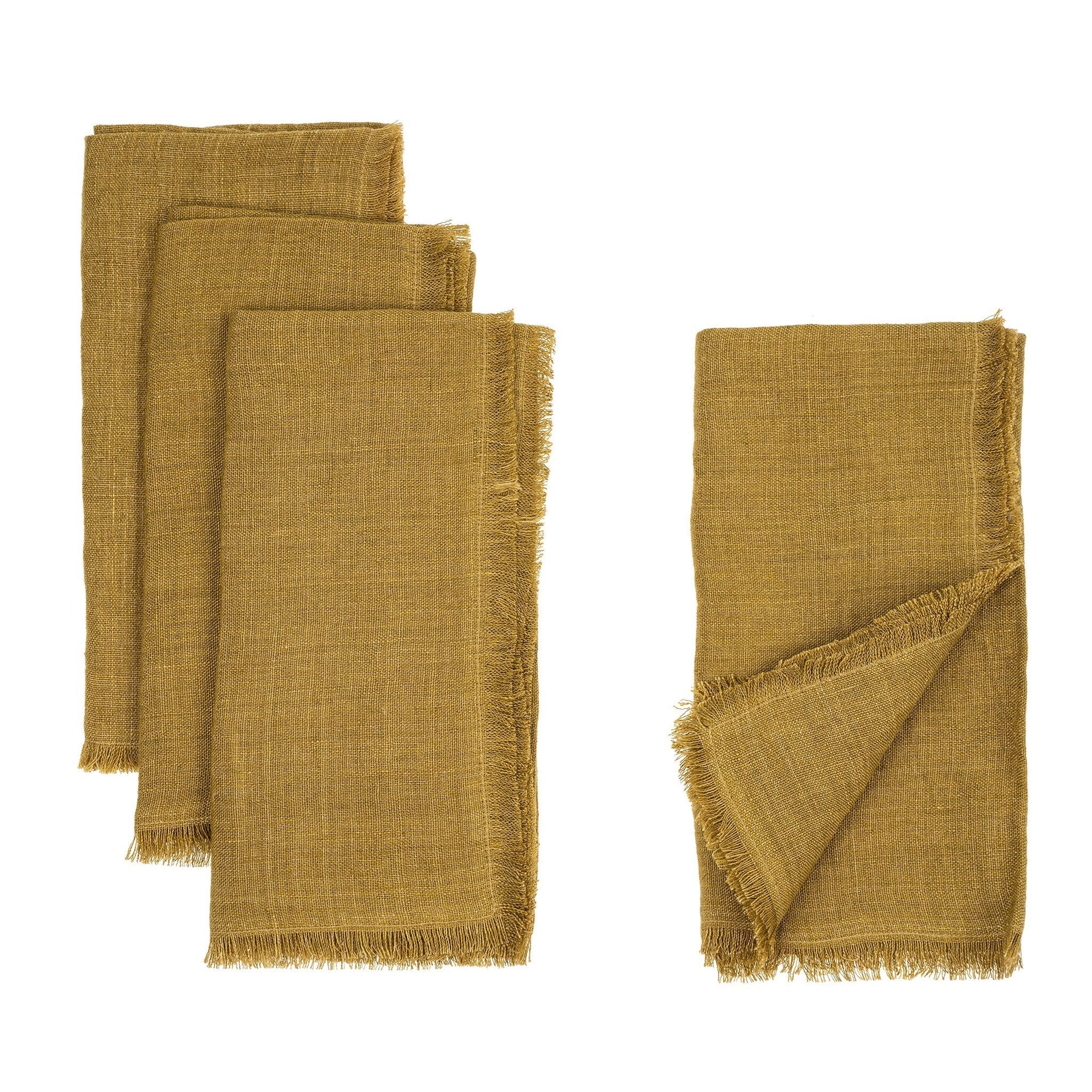 KitchenLina Linen Napkins Set of 4 - 4 Colours - Dekor Butik