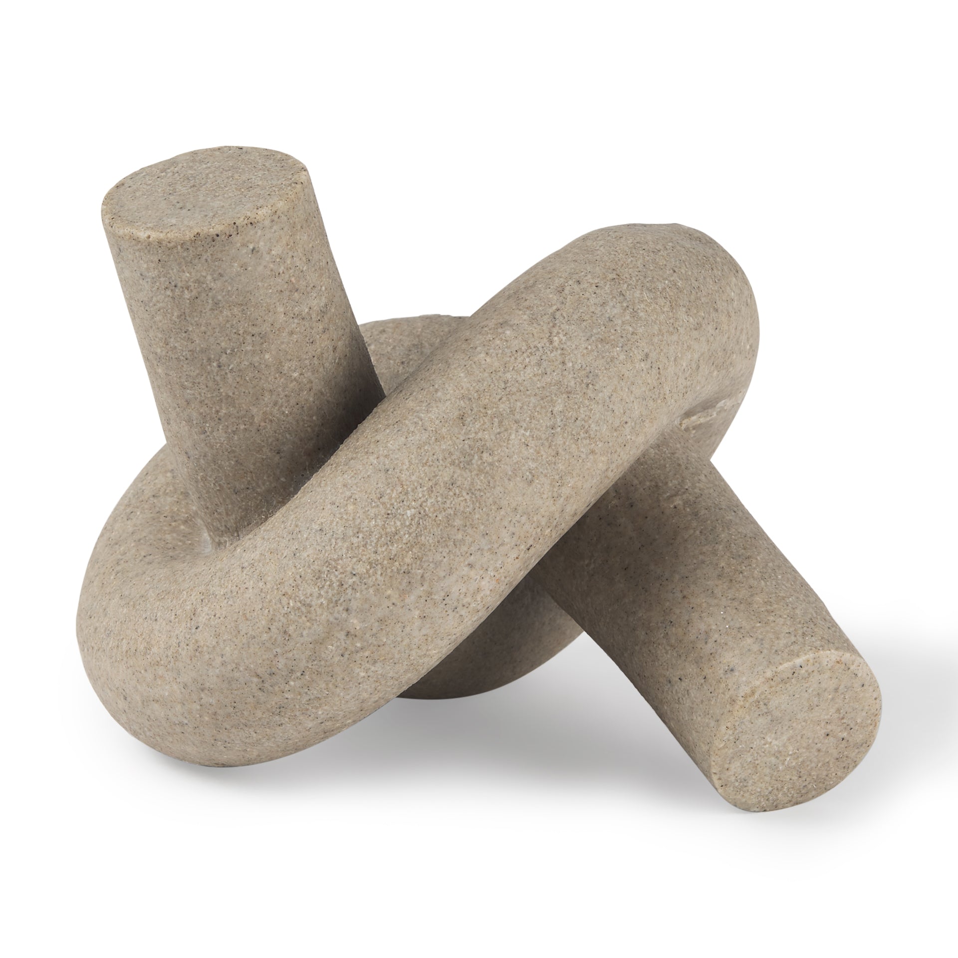 DecorSandstone Knot Sculpture - 2 Sizes - Dekor Butik