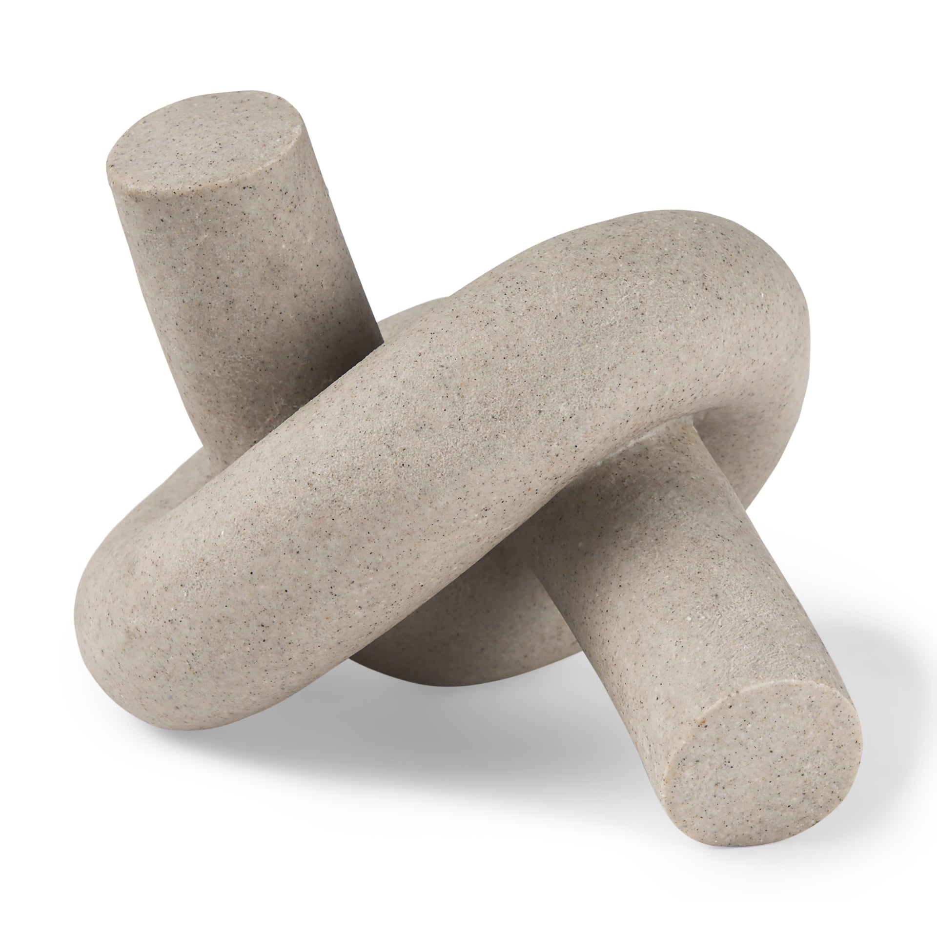 DecorSandstone Knot Sculpture - 2 Sizes - Dekor Butik