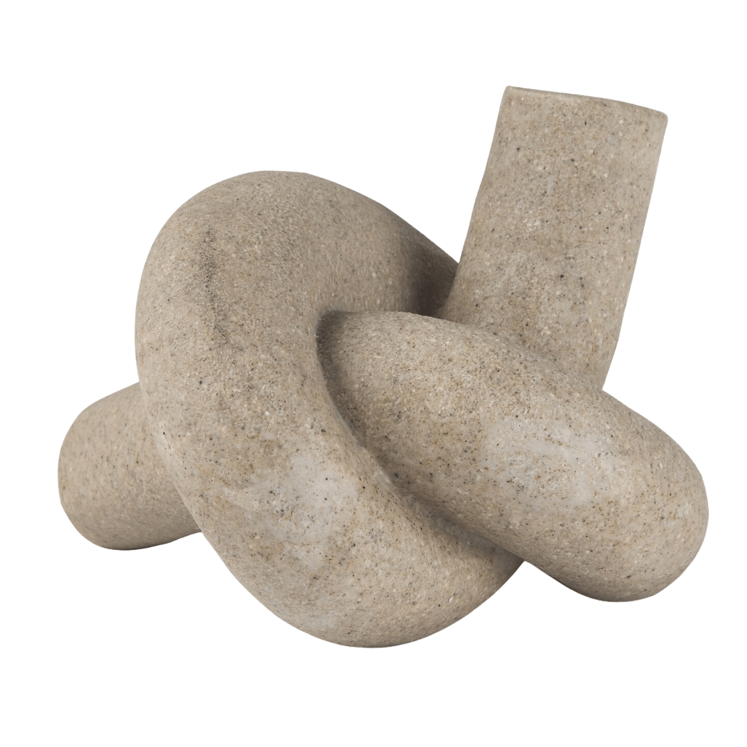 DecorSandstone Knot Sculpture - 2 Sizes - Dekor Butik