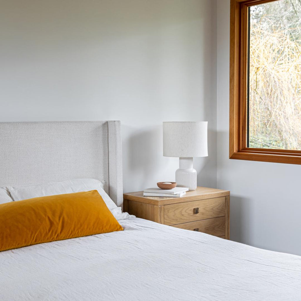 Josie Queen Storage Bed - Cream