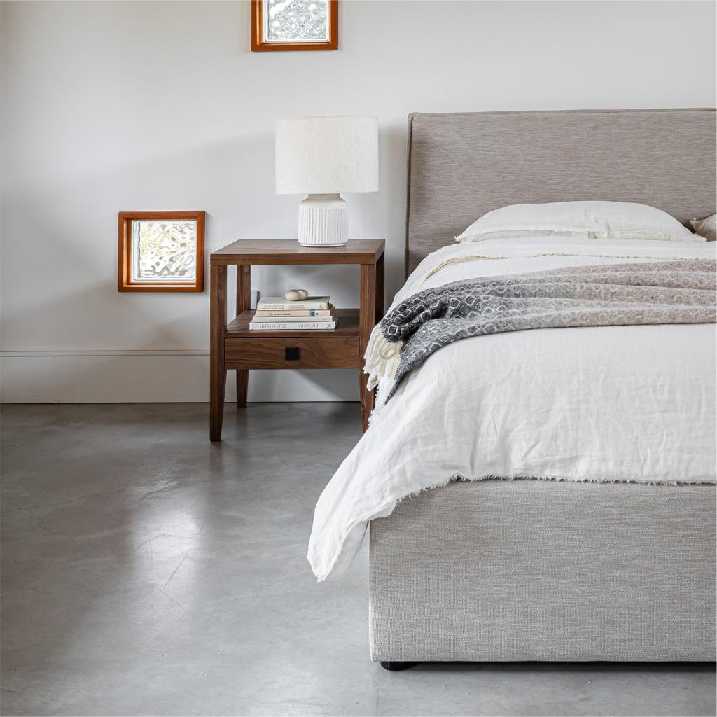 Hara 1 Drawer Accent Table - Frozen Walnut