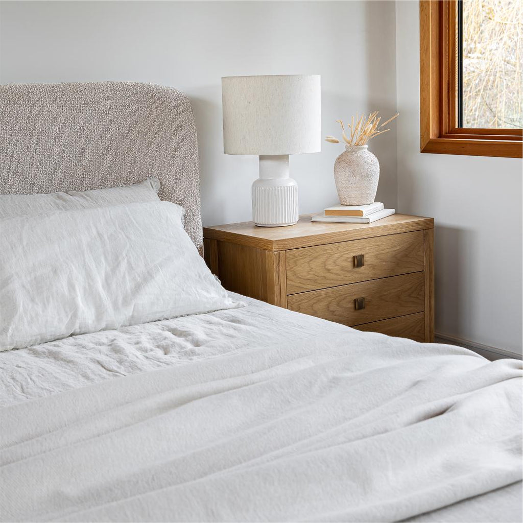 Faye King Bed Short - Truffle