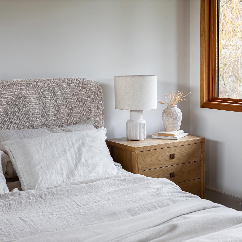 Faye King Bed Short - Truffle