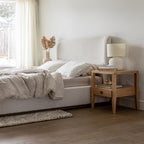 Faye Queen Bed Short - Off White