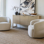 Aspen Swivel Chair - Buff