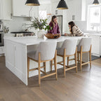 Fawcett Counter Stool - Taupe Boucle - Blonde