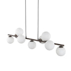 ESTERA 9-Light Scandinavian Glass Pendant Light for Dining Table & Modern Interiors