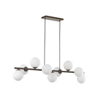 ESTERA 9-Light Scandinavian Glass Pendant Light for Dining Table & Modern Interiors