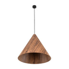 SOLIS Large Scandinavian Wood Pendant Light – Statement Cone Design (Limited Edition)