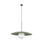 SLATE Mid-Century Modern Wide Dome Pendant Light for Kitchen Island & Dining Table