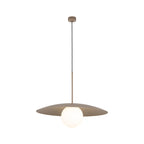 SLATE Mid-Century Modern Wide Dome Pendant Light for Kitchen Island & Dining Table
