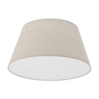 FORMO Linen Flush Mount Ceiling Light for Bedroom, Hallway & Living Room