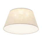 FORMO Linen Flush Mount Ceiling Light for Bedroom, Hallway & Living Room