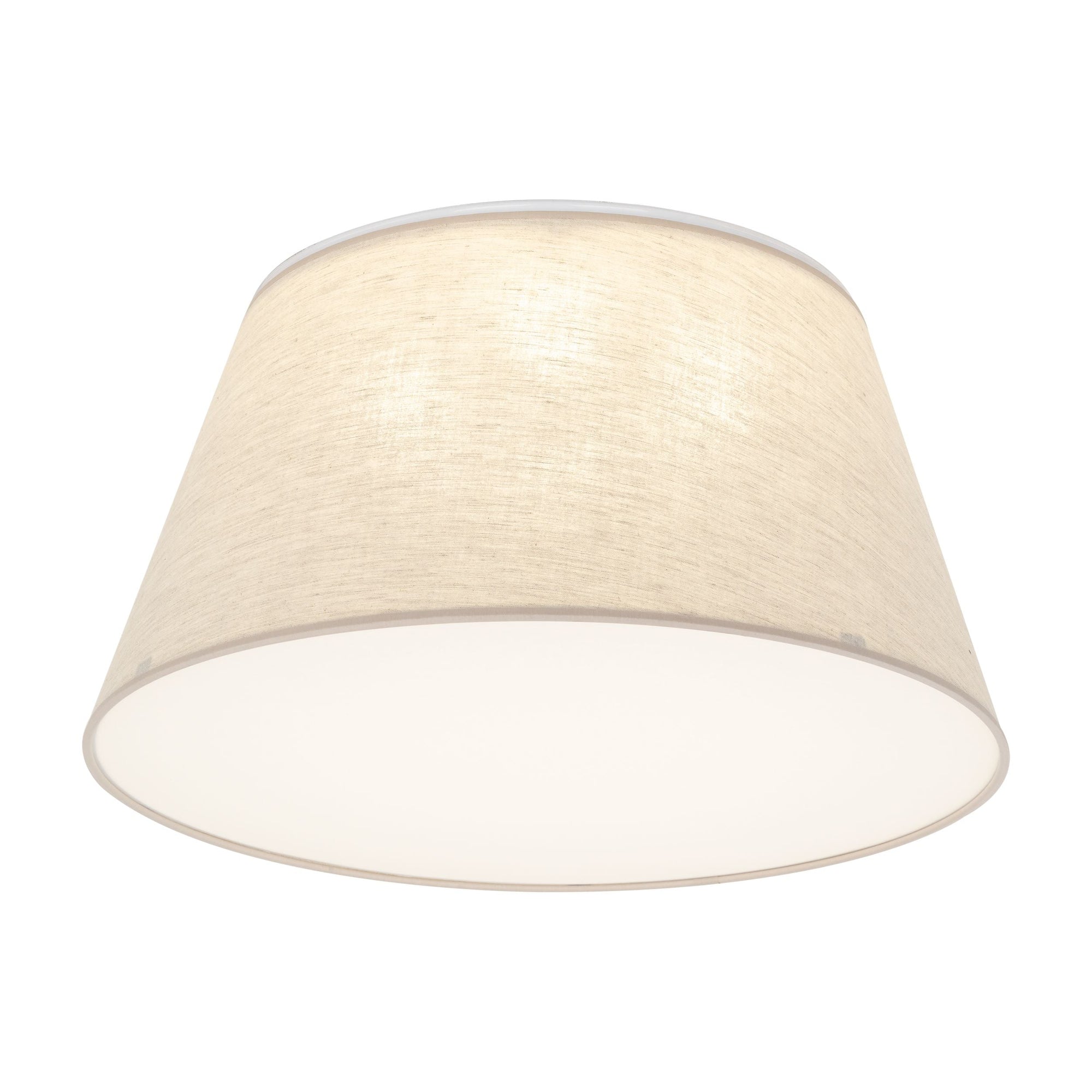 FORMO Linen Flush Mount Ceiling Light for Bedroom, Hallway & Living Room