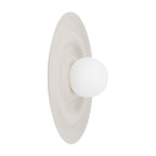 ONDA Opal Glass Wave Wall Sconce for Bedroom, Hallway & Living Room