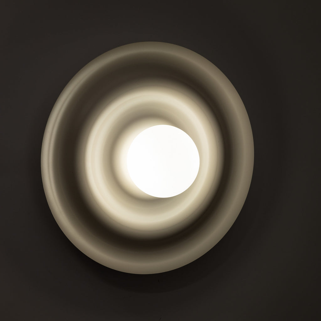 ONDA Opal Glass Wave Wall Sconce for Bedroom, Hallway & Living Room