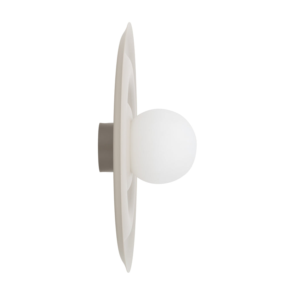 ONDA Opal Glass Wave Wall Sconce for Bedroom, Hallway & Living Room