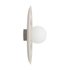 ONDA Opal Glass Wave Wall Sconce for Bedroom, Hallway & Living Room