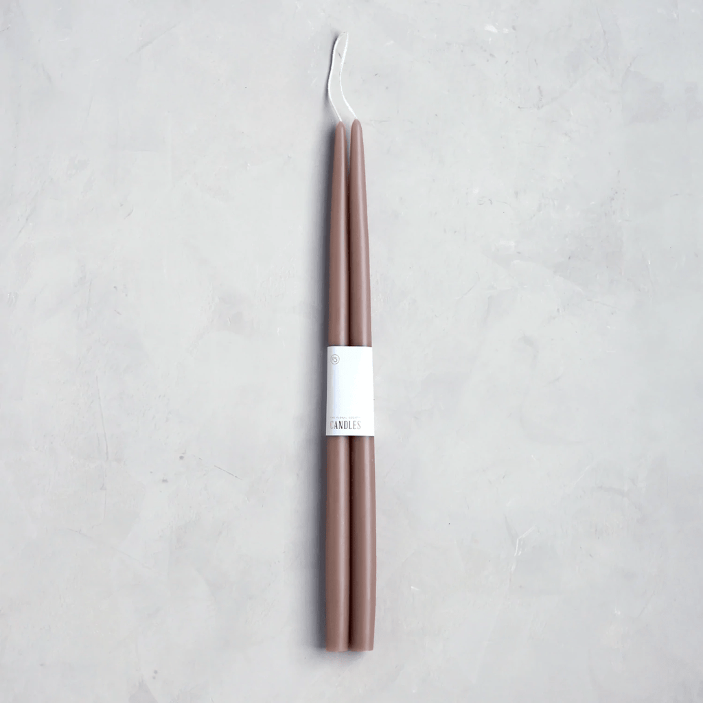 Candles and Holders12" Dipped Taper Candles - Variety of Colors - Dekor Butik