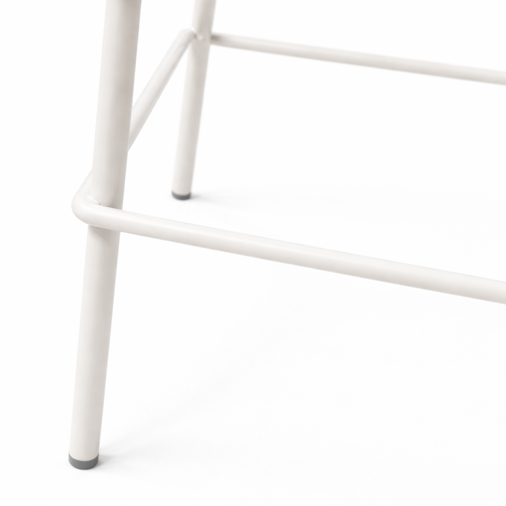 Agata Counter Stool - Neutral White