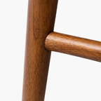 Ivy Solid Wood Dining Chair - Smoked Oak and Heathered Ivory