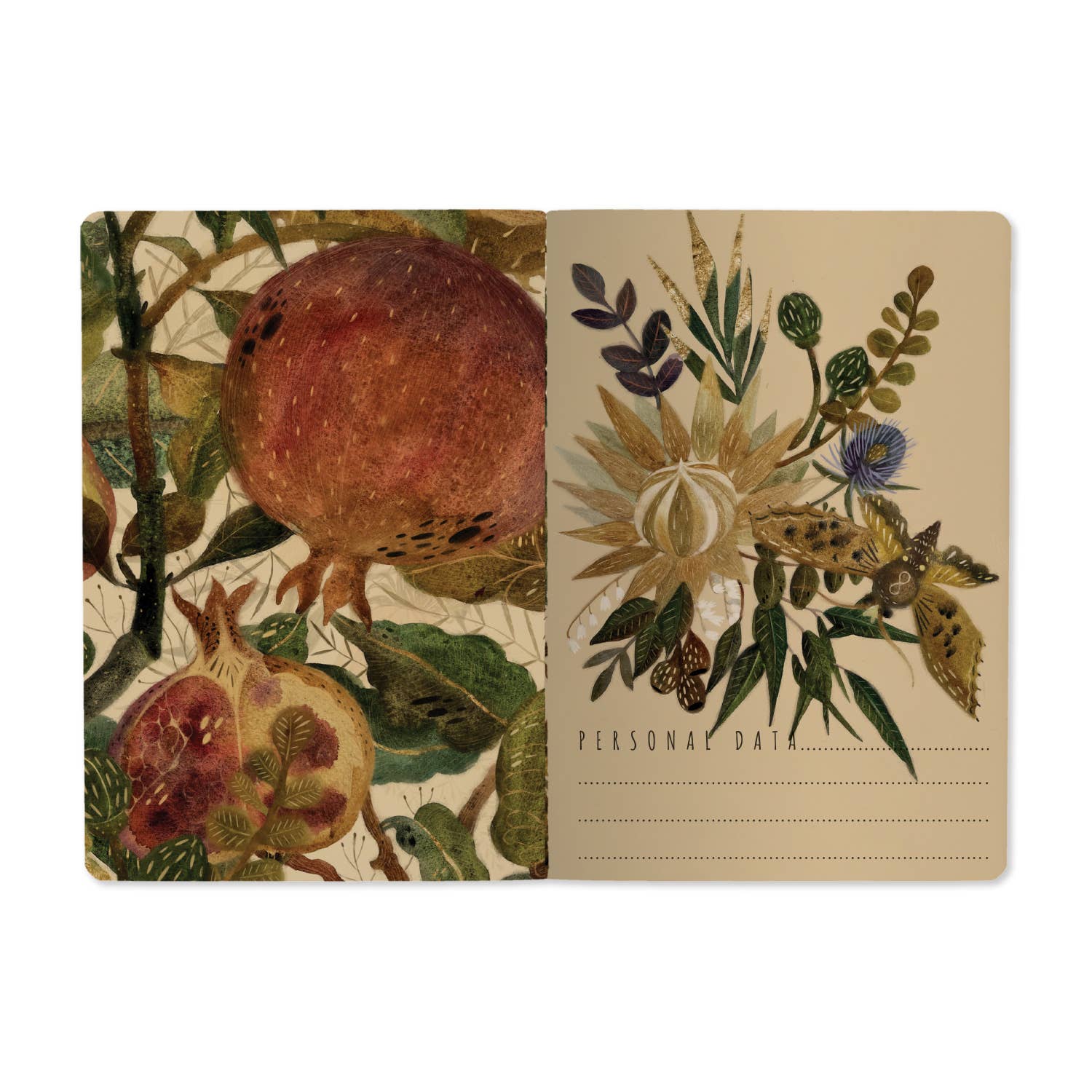 Figs & Flowers Notebook