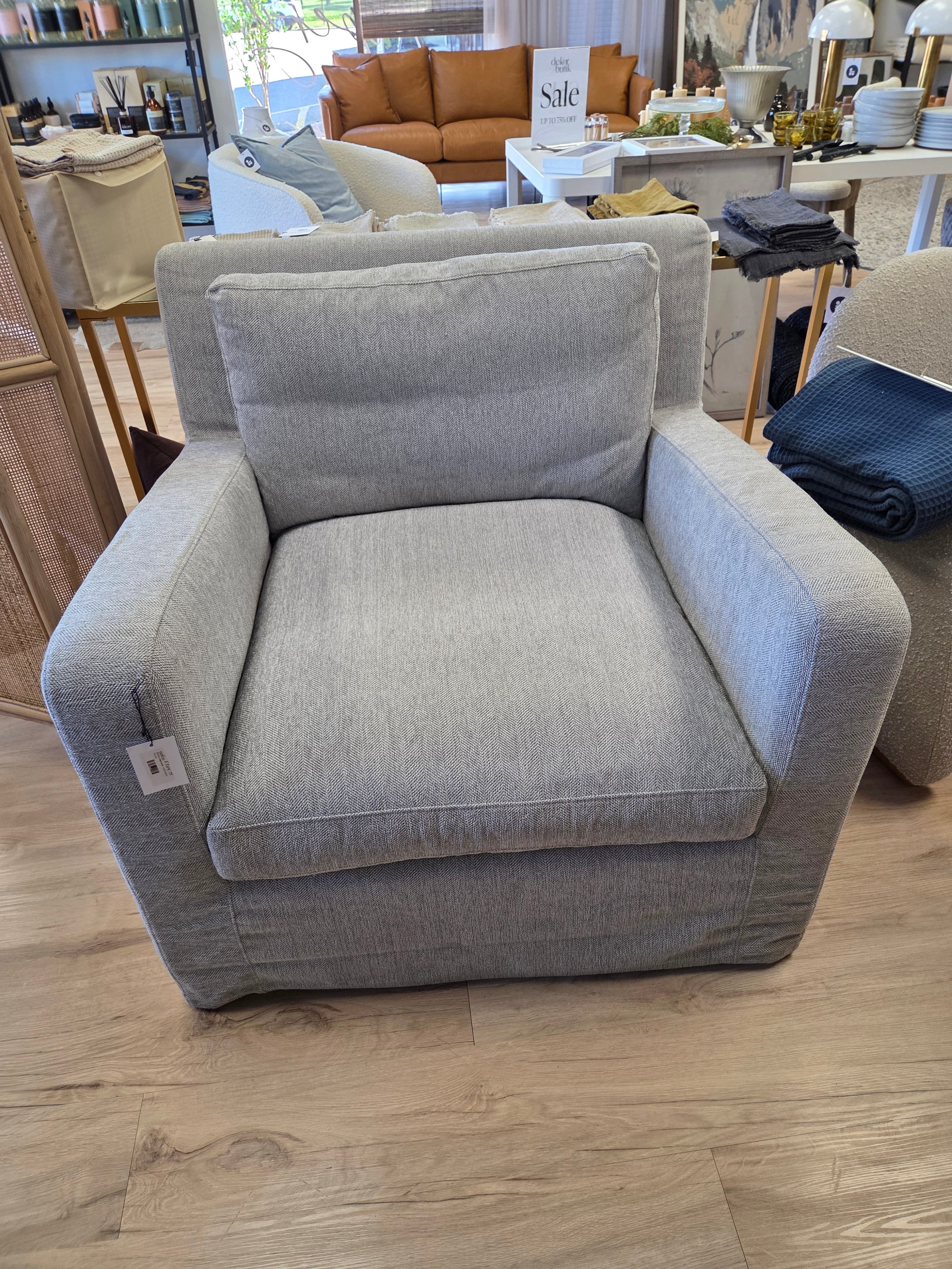 Denly Upholstered Armchair - FLOOR MODEL SALE - PICK UP OR LOCAL DELIVERY ONLY