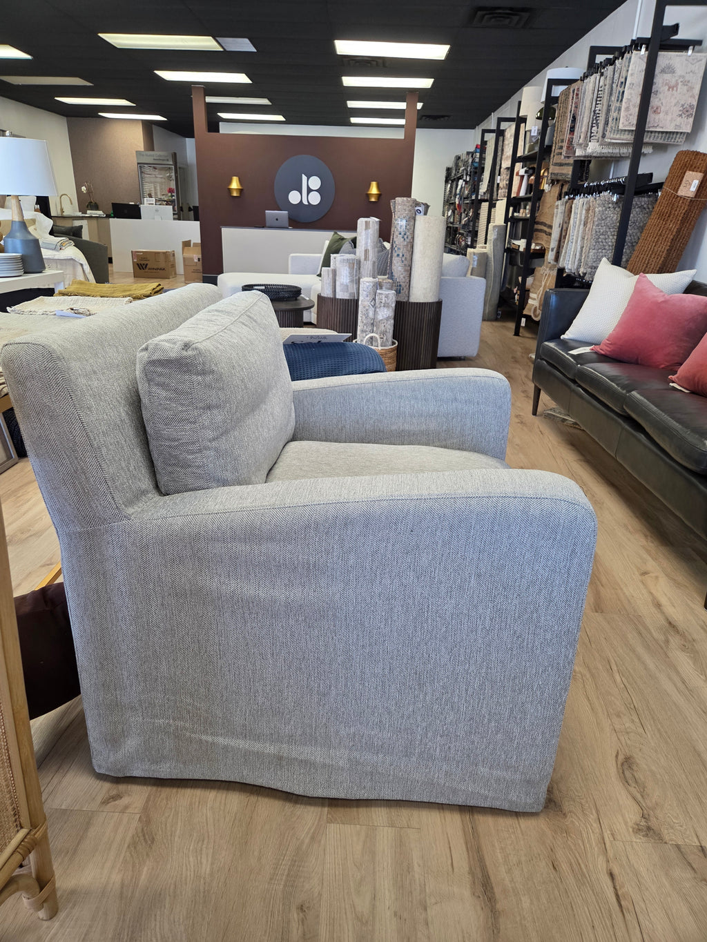 Denly Upholstered Armchair - FLOOR MODEL SALE - PICK UP OR LOCAL DELIVERY ONLY