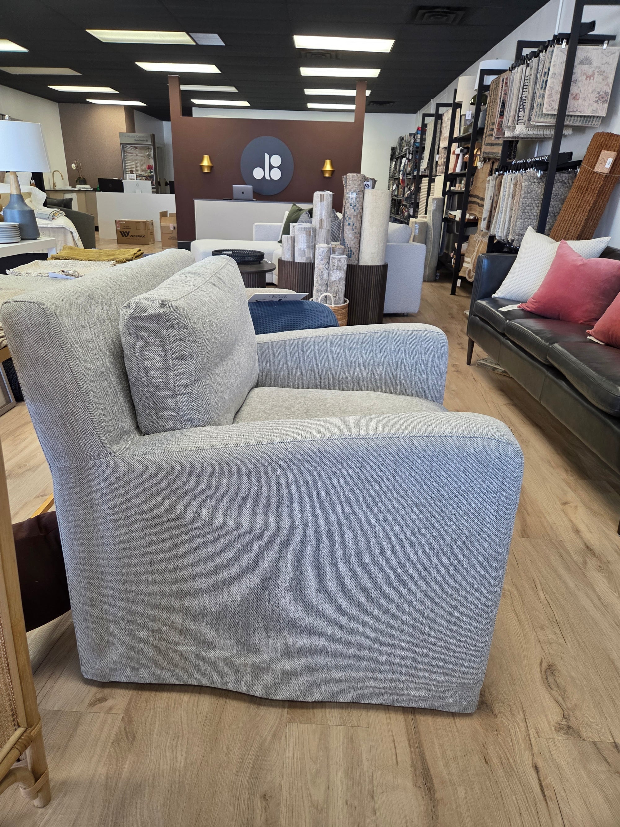 Denly Upholstered Armchair - FLOOR MODEL SALE - PICK UP OR LOCAL DELIVERY ONLY