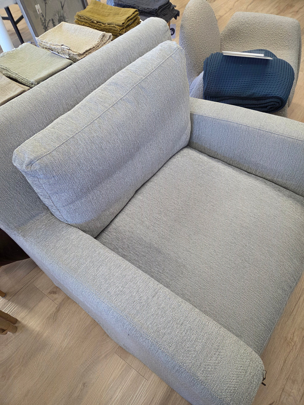 Denly Upholstered Armchair - FLOOR MODEL SALE - PICK UP OR LOCAL DELIVERY ONLY