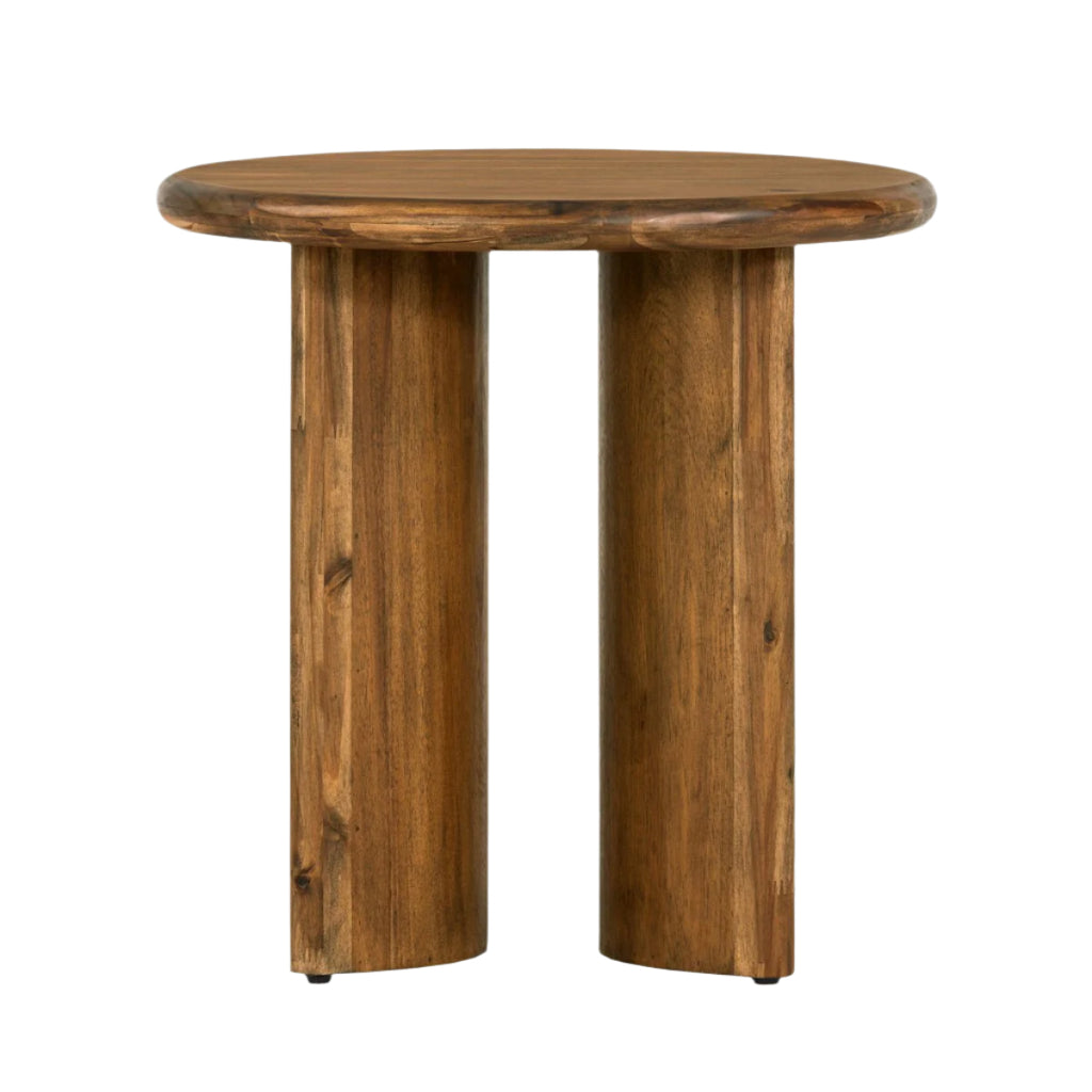 Wooden round table
