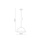 FARO Dome Pendant Light for Kitchen Island, Dining Table & Modern Interiors