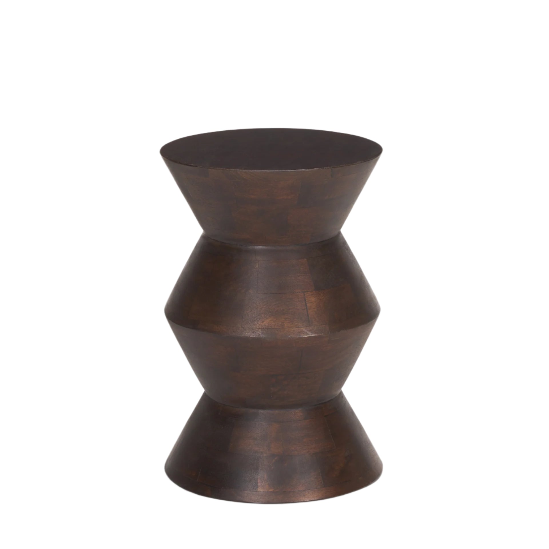 Bronze-colored decorative side table