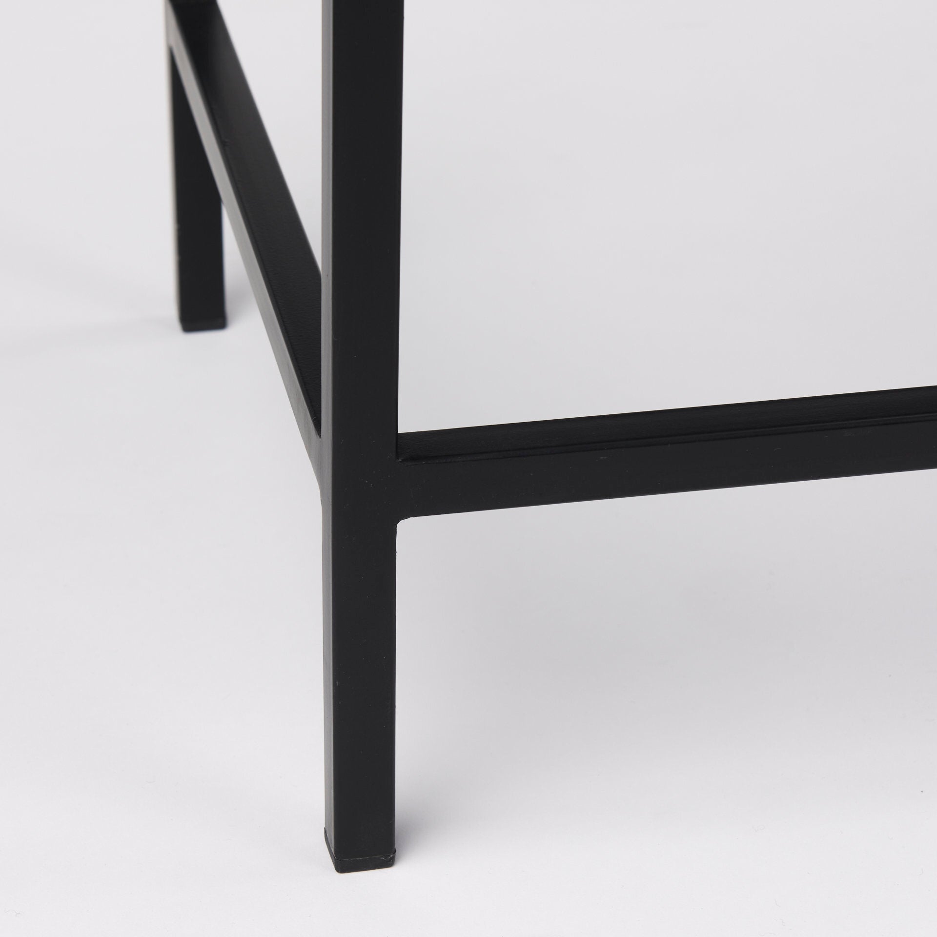 The Lucas is a simple yet stylish, metal console table featuring a stunning, white marble top.