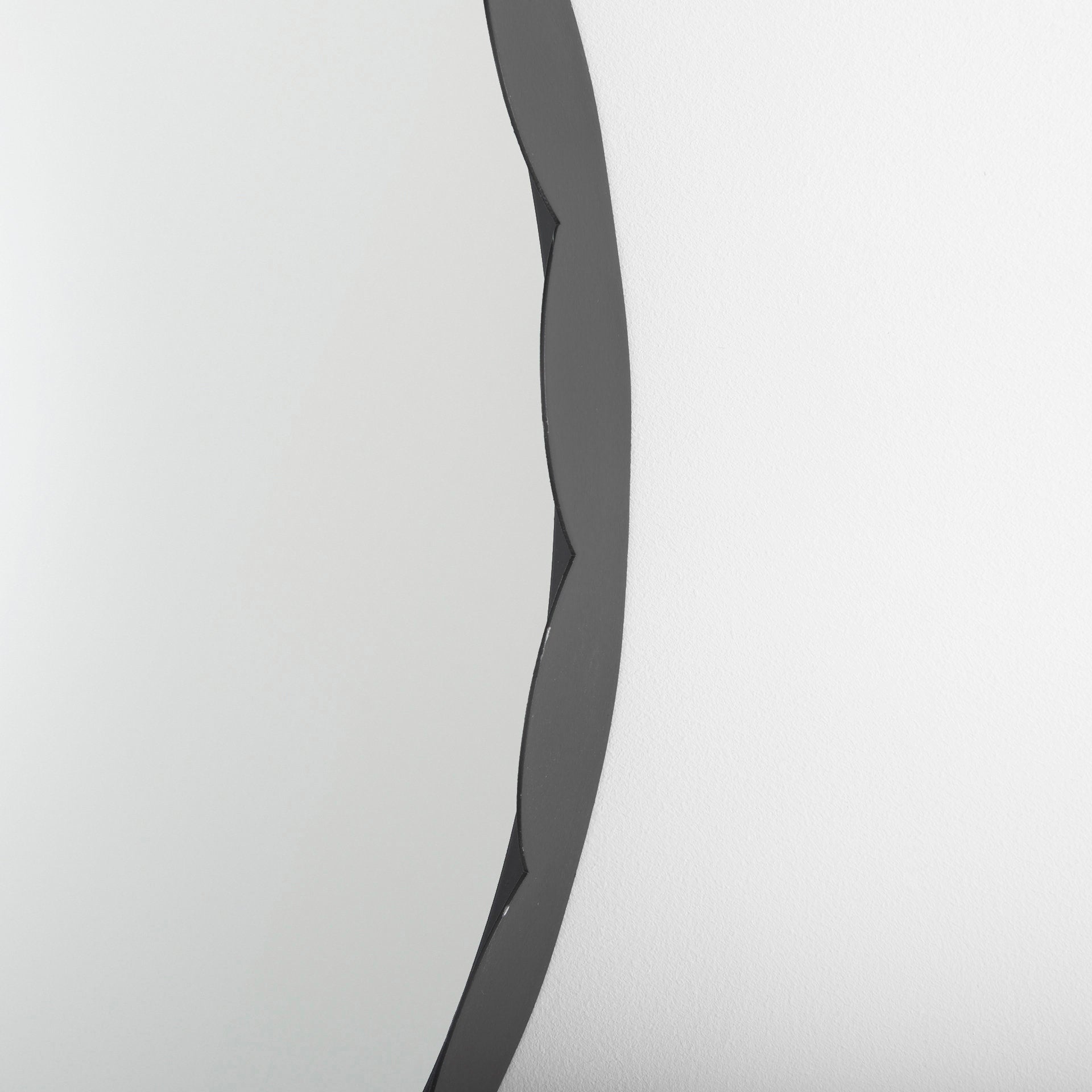 Metal Scalloped Mirror